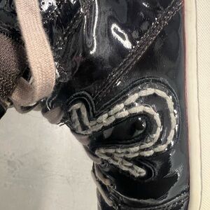 True Religion Black Patent Leather Sneaker